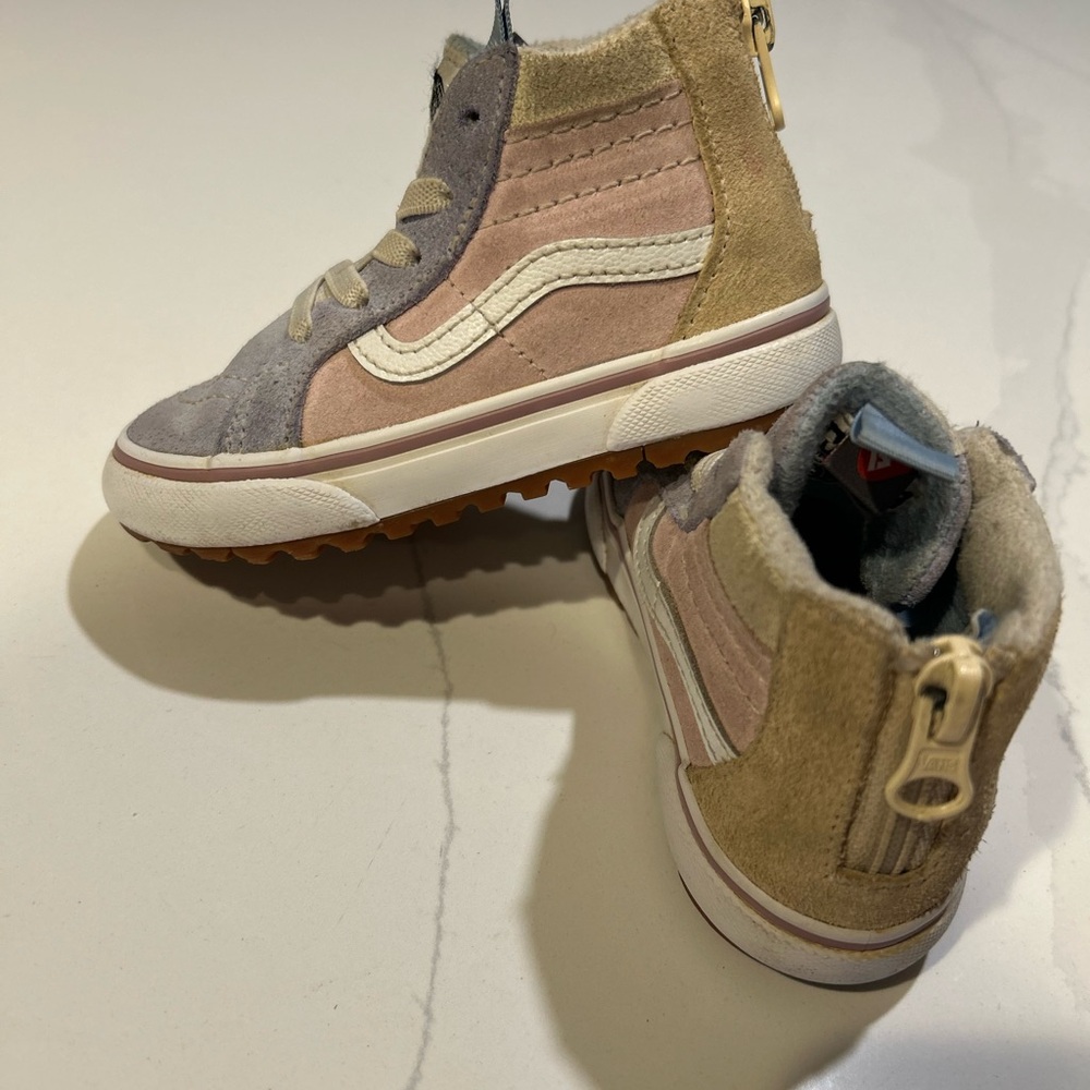 Vans Sk8-Hi ZIP MTE-1 'Light Blue Pink Yellow' - Picture 2 of 9